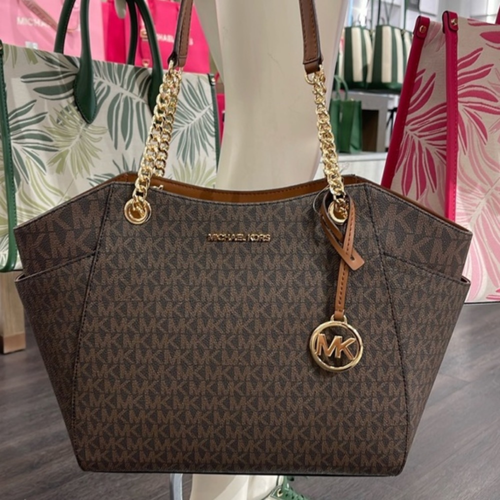 Michael Kors Brown Logo Tote